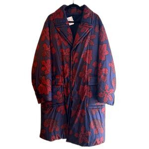 Burberry Prorsum Floral Puffer Winter Coat Jacket
